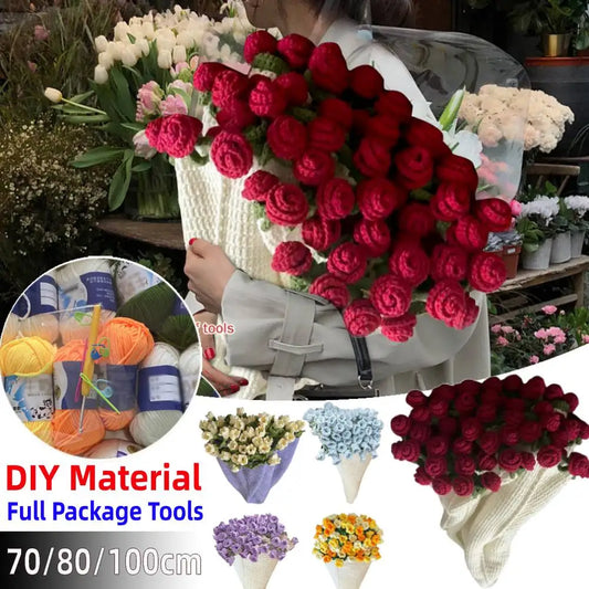 DIY Rose Bouquet Blankets